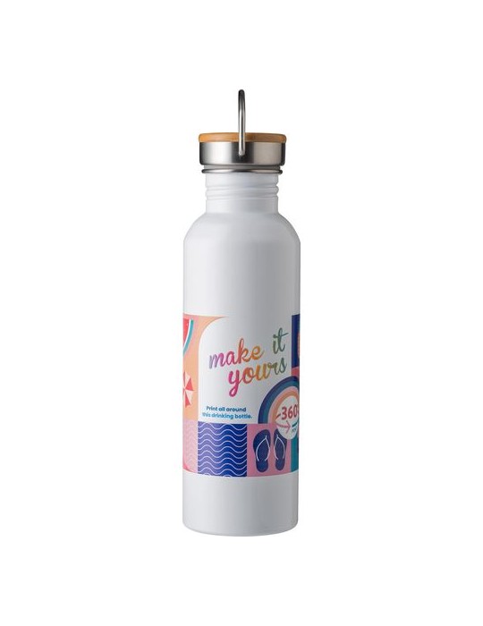 Bouteille Isotherme en Acier Inoxydable Personnalisée - Poppy 700 ml