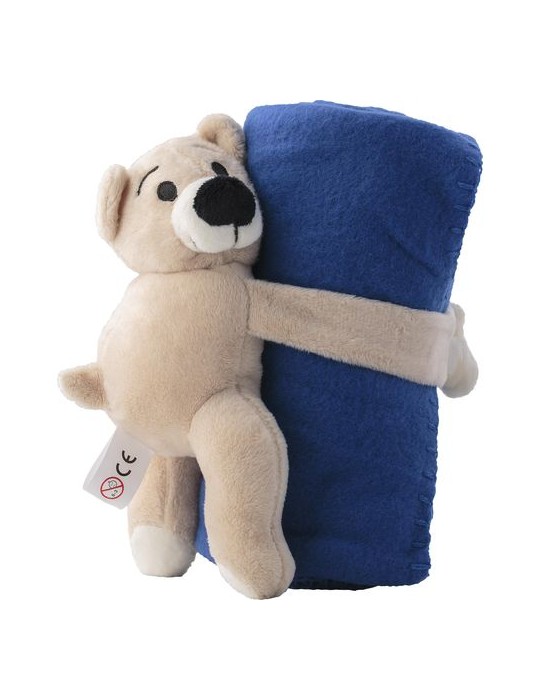 Peluche Ours avec Couverture Personnalisée - Confort et Douceur