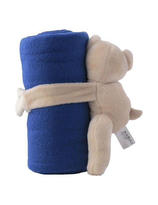 Peluche Ours avec Couverture Personnalisée - Confort et Douceur