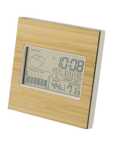 Station Météo Unique en Bambou Lia | Objet Publicitaire 2
