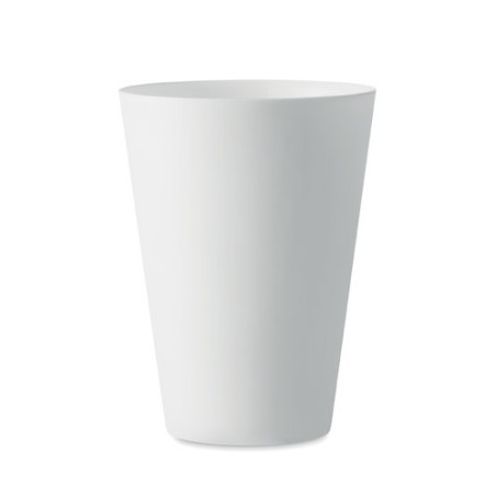 Gobelet réutilisable  300ml FESTA Matières : polypropylène (PP) Couleurs : blanc