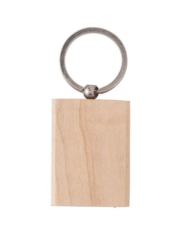 Porte-clés unique et publicitaire en bois Shania