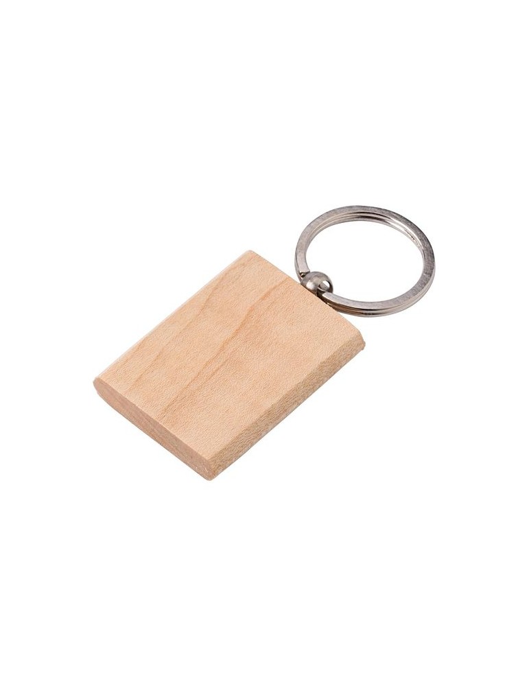 Porte-clés unique et publicitaire en bois Shania