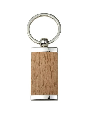 Porte-clés en Bois et Métal Personnalisé - Jennie