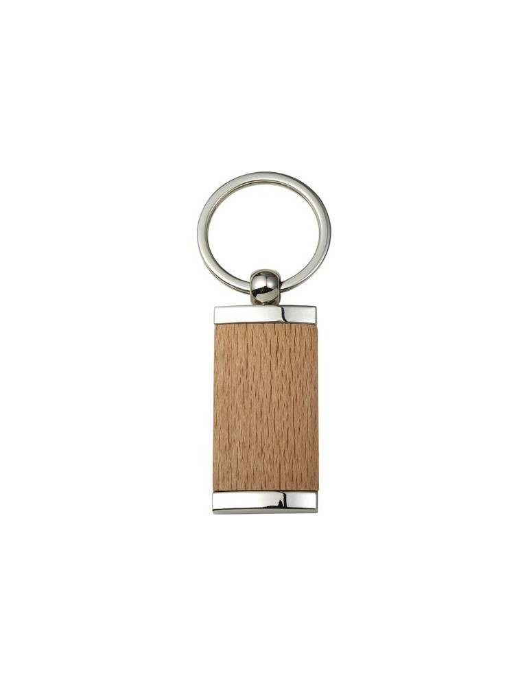 Porte-clés en Bois et Métal Personnalisé - Jennie
