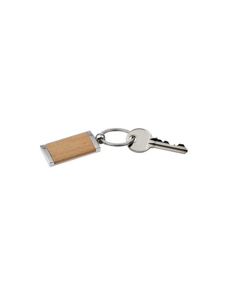 Porte-clés en Bois et Métal Personnalisé - Jennie