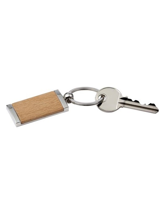 Porte-clés en Bois et Métal Personnalisé - Jennie