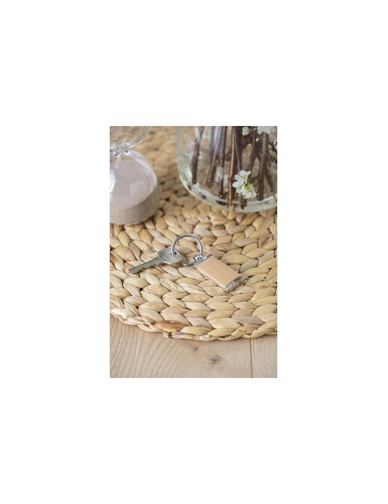 Porte-clés en Bois et Métal Personnalisé - Jennie