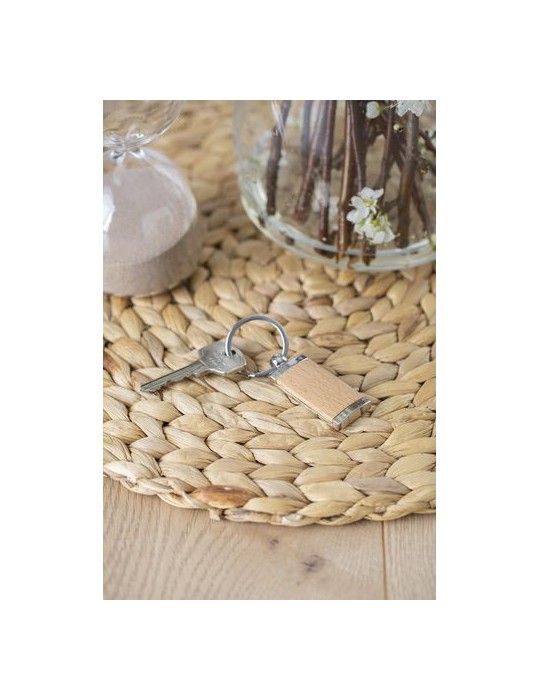 Porte-clés en Bois et Métal Personnalisé - Jennie