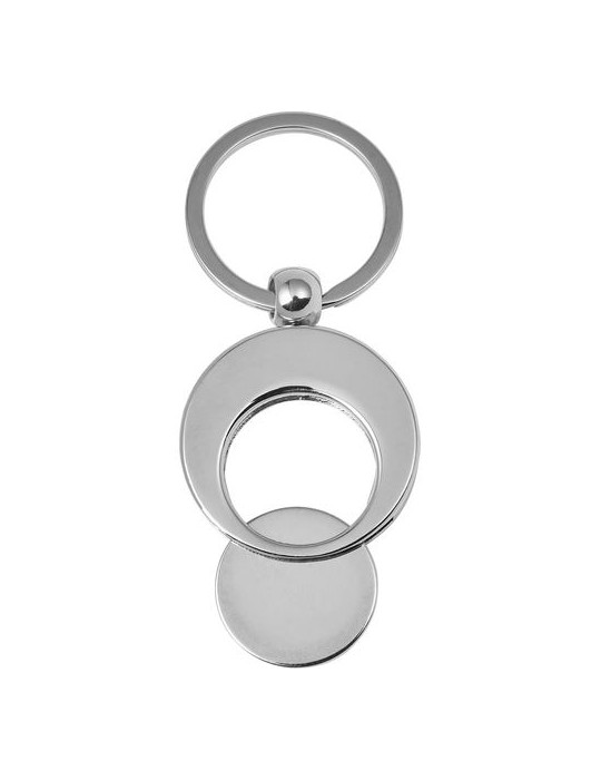 Porte-clés Métal avec Jeton Personnalisé pour Entreprises