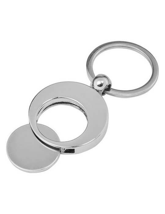 Porte-clés Métal avec Jeton Personnalisé pour Entreprises