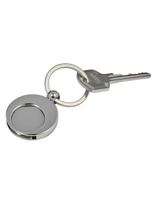Porte-clés Métal avec Jeton Personnalisé pour Entreprises