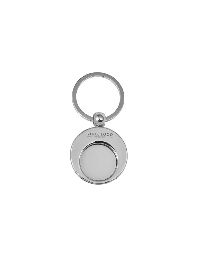 Porte-clés Métal avec Jeton Personnalisé pour Entreprises
