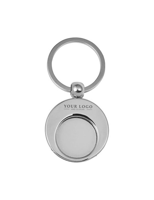 Porte-clés Métal avec Jeton Personnalisé pour Entreprises