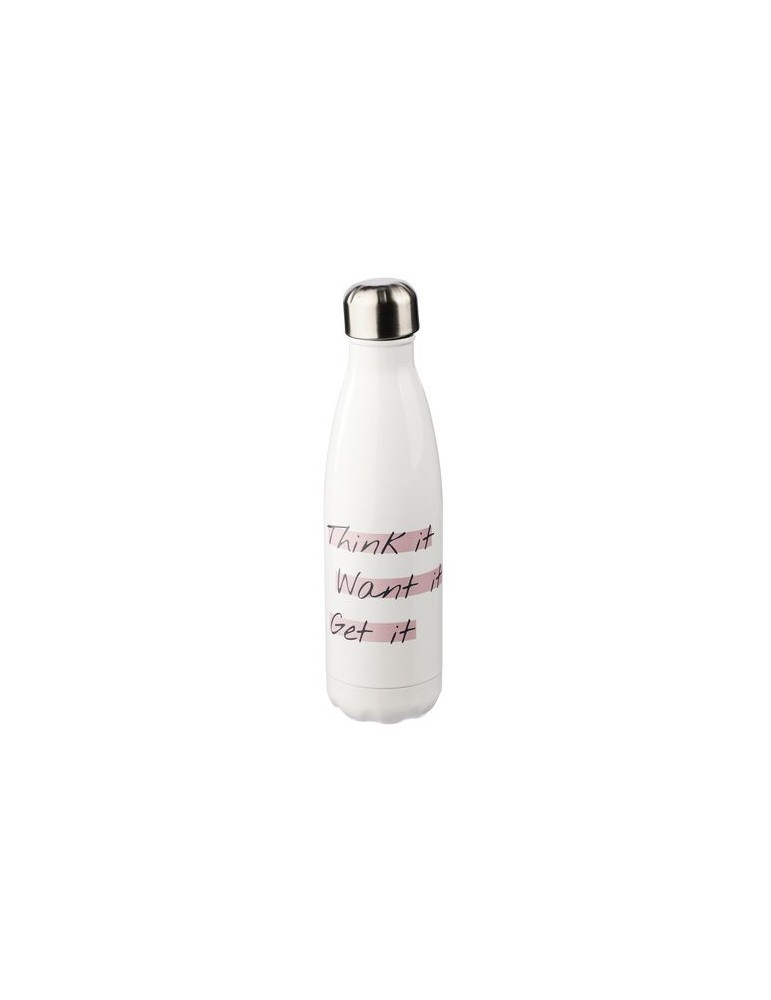 Gourde isotherme 500ml en acier inoxydable personnalisée Lombok