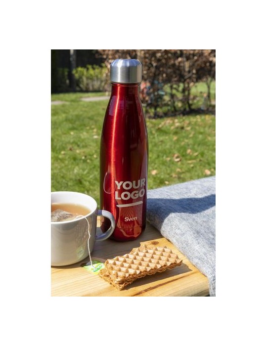 Gourde isotherme 500ml en acier inoxydable personnalisée Lombok