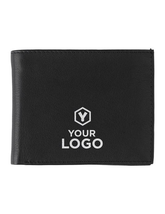 Porte-cartes en cuir en objet publicitaire personnalisé Yvonne