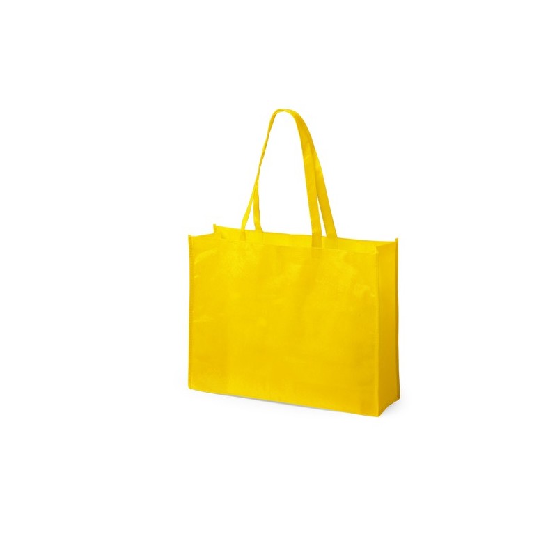 Sac Personnalisable de Shopping - Karean Matières : polypropylène (PP) Couleurs : noir marquage couleur éclatante