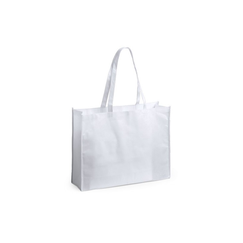 Sac Personnalisable de Shopping - Karean Matières : polypropylène (PP) Couleurs : noir marquage laser ultra précis