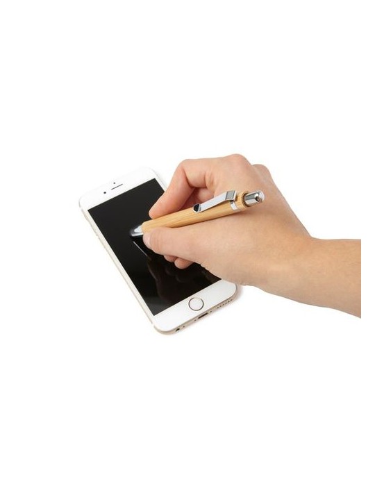 Stylo bille  personnalisable en bambou - Personnalisé