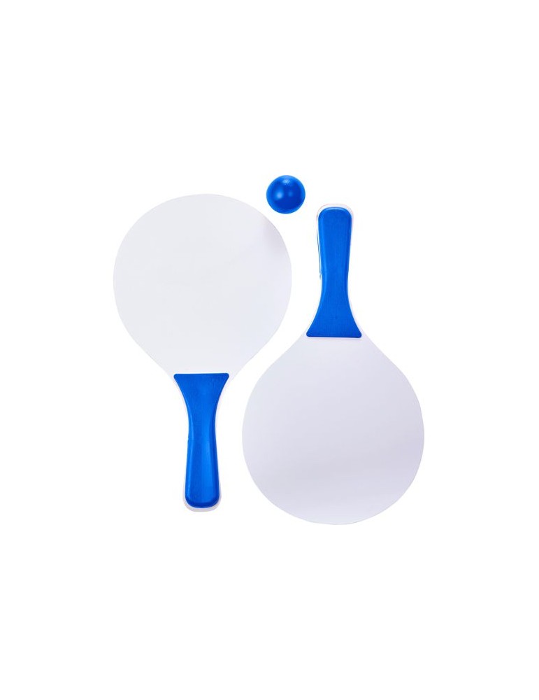 Raquettes de Plage Économiques Personnalisées Eliza - Set de 2 en Bois