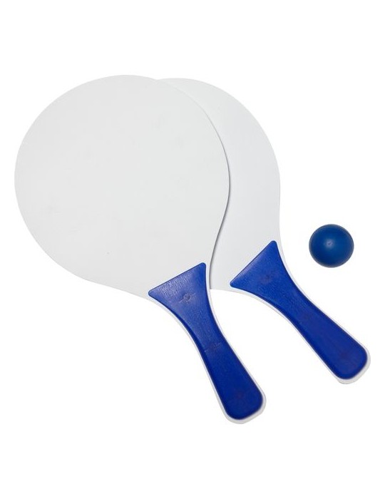 Raquettes de Plage Économiques Personnalisées Eliza - Set de 2 en Bois