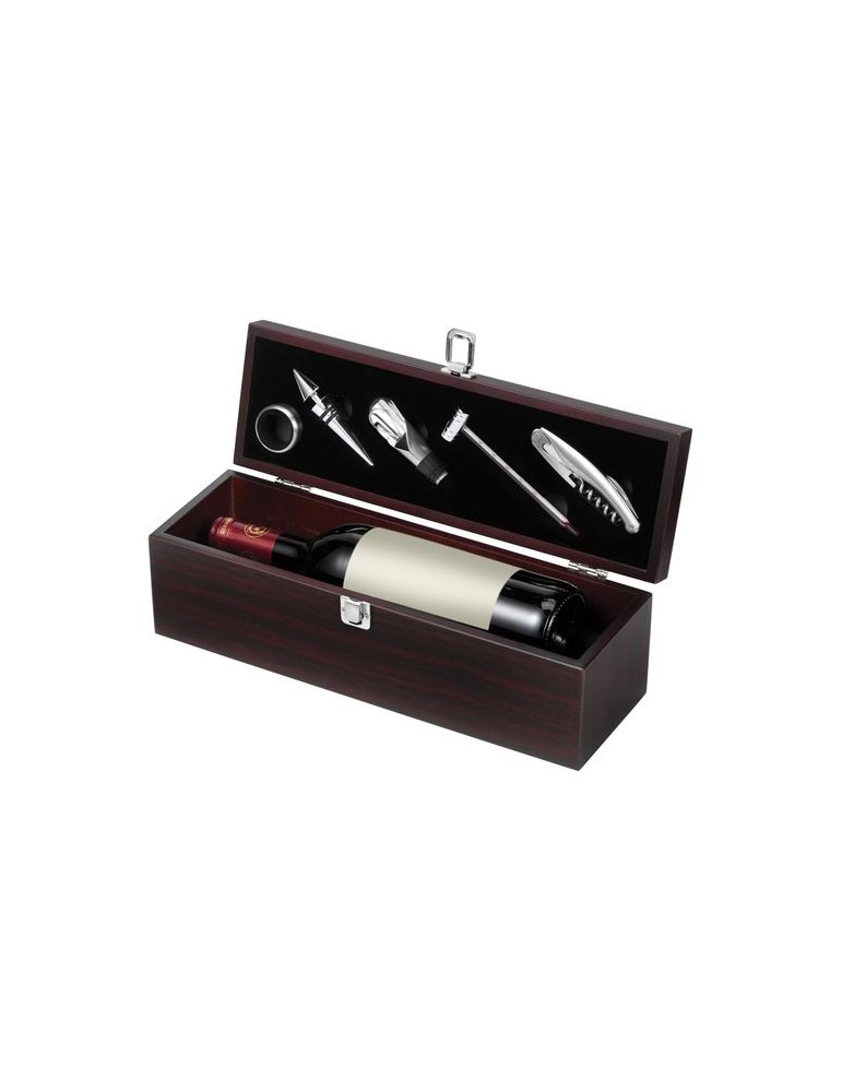 Coffret à Vin de Luxe Économique Personnalisé Nikita - 5 Pièces