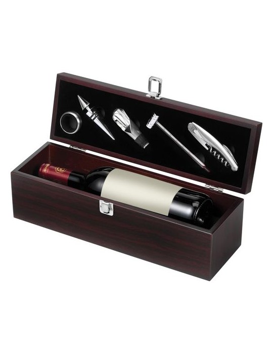 Coffret à Vin de Luxe Économique Personnalisé Nikita - 5 Pièces