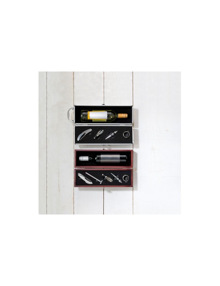 Coffret à Vin de Luxe Économique Personnalisé Nikita - 5 Pièces