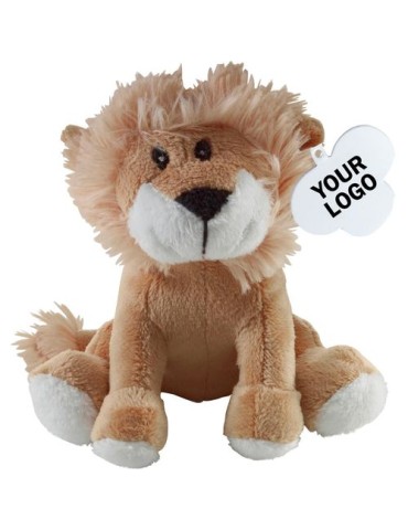 Peluche publicitaire lion Frank
