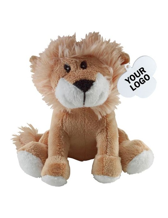 Peluche publicitaire lion Frank