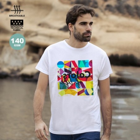 T-Shirt Personnalisé Adulte Pas Cher - Krusly, Idéal pour votre Marquage Matières : coton Taille textile : L Couleurs : blanc pe