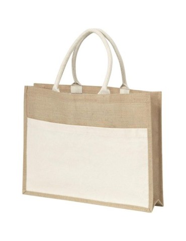 Sac publicitaire shopping toile de jute Livvie 2