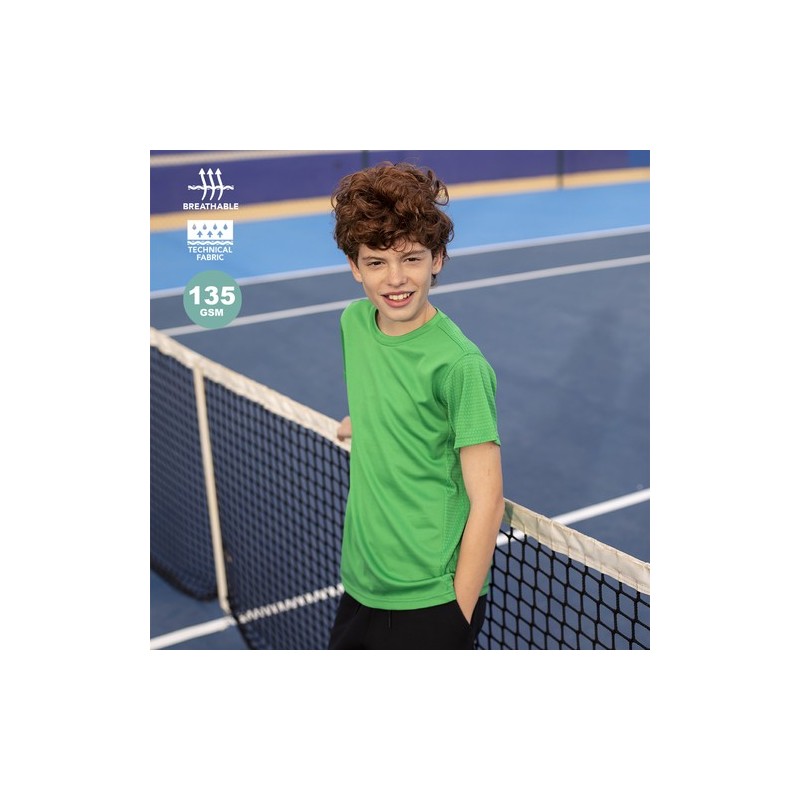 T-Shirt Enfant Personnalisé Pas Cher - Tecnic Rox Sport et Élégance Matières : polyester Taille textile : 4/5 ans Couleurs : ble