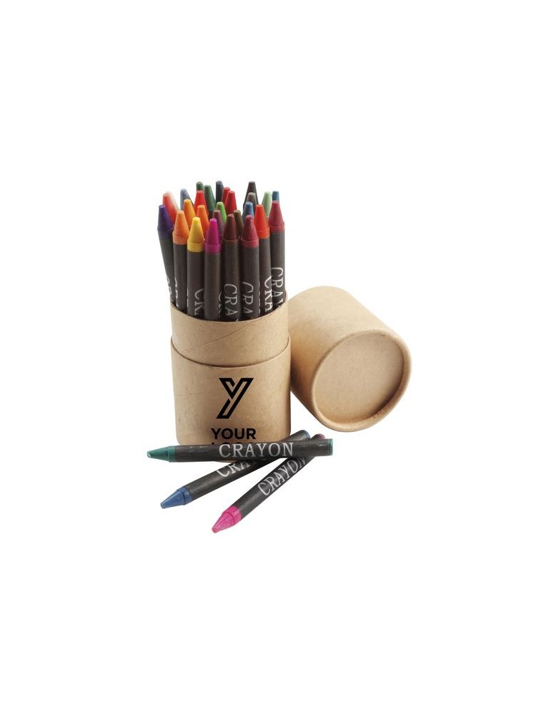 Crayon de couleur personnalisable en tube
