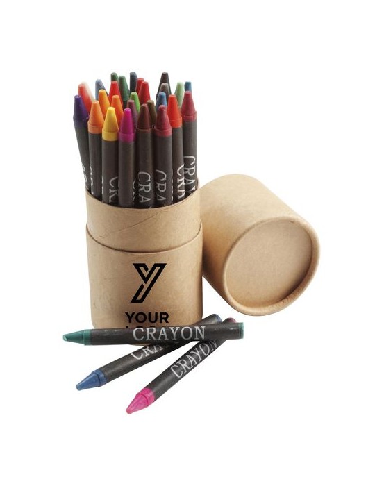 Crayon de couleur personnalisable en tube