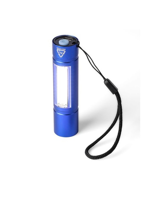 Lampe de poche COB en aluminium recyclé Sami