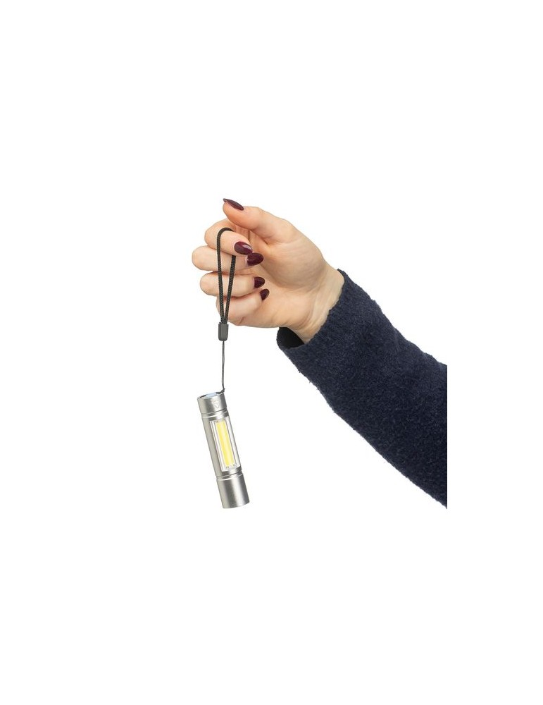 Lampe de poche COB en aluminium recyclé Sami