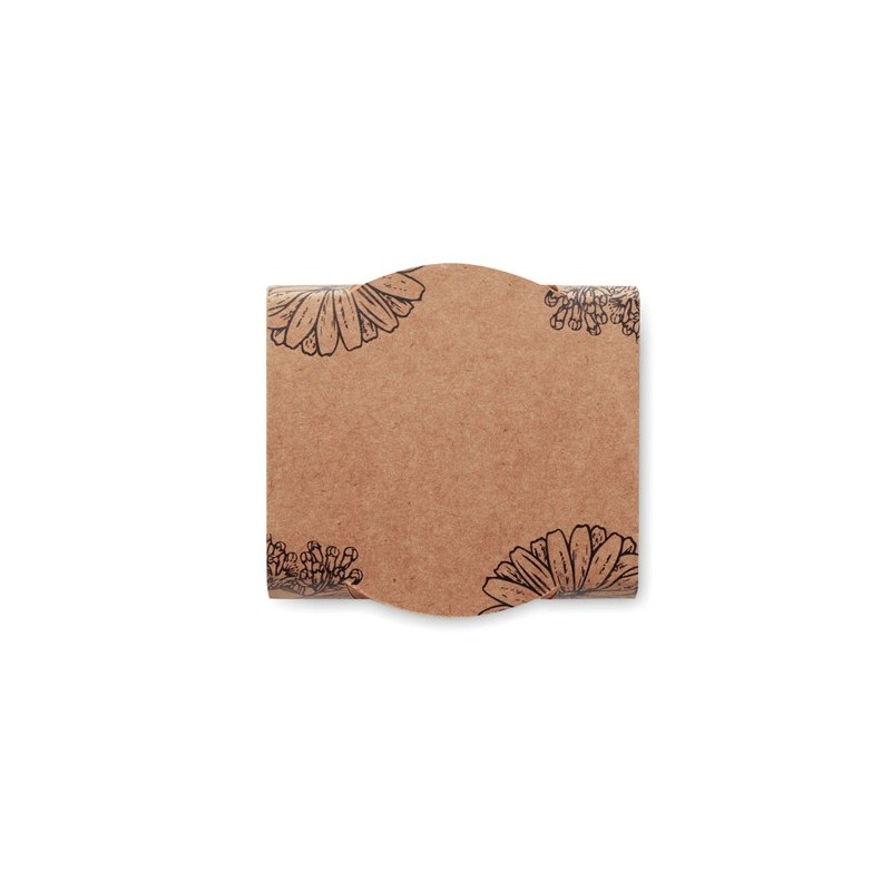 Pot  et personnalisé de graines de myosotis - FORGET ME NOT Couleurs : bois Matières : terre cuite personnalisable avec votre lo