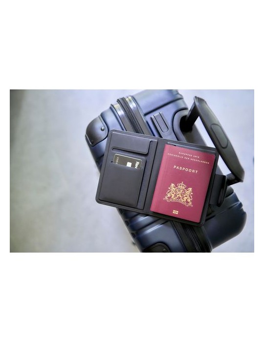 Etui pour passeport en PU recyclé Mavi