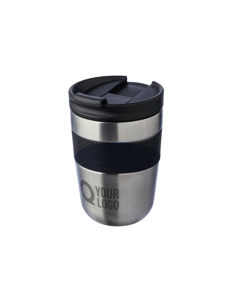 Mug isotherme en acier inoxydable recyclé publicitaire Keith