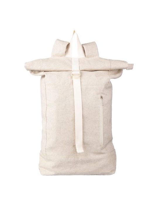 Sac à dos roll-top en chanvre Personnalisé pas cher - Margarete