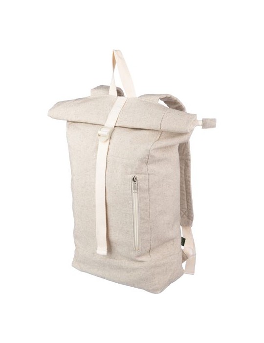 Sac à dos roll-top en chanvre Personnalisé pas cher - Margarete