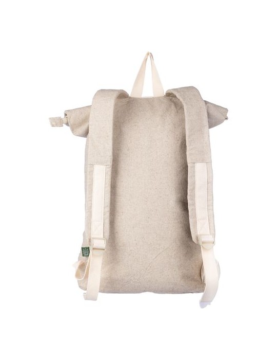 Sac à dos roll-top en chanvre Personnalisé pas cher - Margarete
