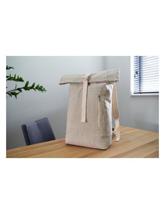 Sac à dos roll-top en chanvre Personnalisé pas cher - Margarete