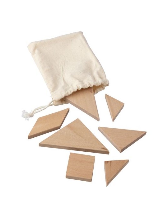 Puzzle Tangram en Bois - Cadeau d'Entreprise