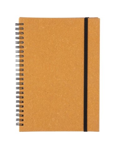 Carnet A5 en cuir recyclé personnalisé - et élégant pas cher 2