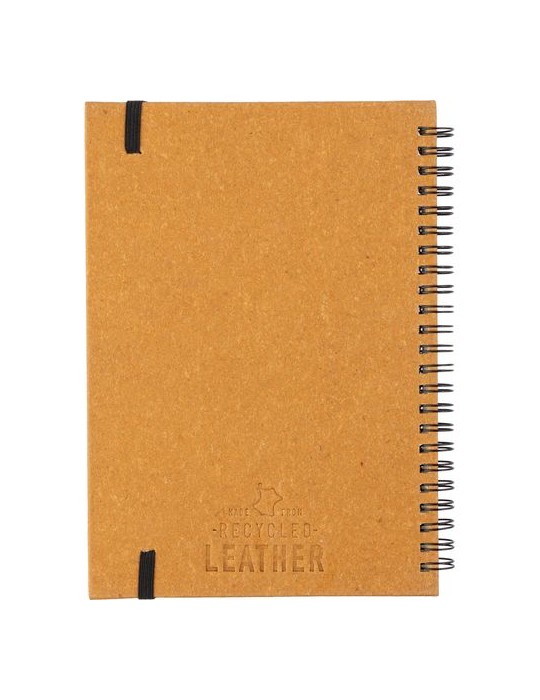 Carnet A5 en cuir recyclé personnalisé - et élégant pas cher