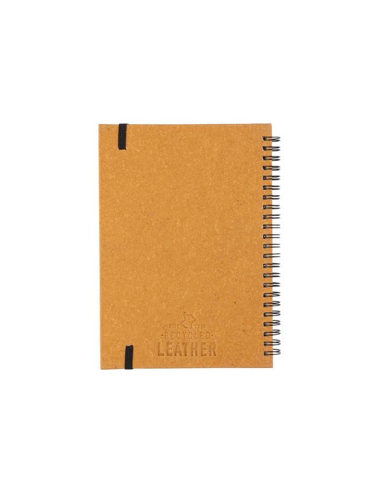 Carnet A5 en cuir recyclé personnalisé - et élégant pas cher