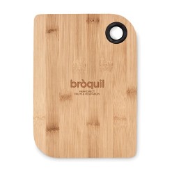 Planche à découper  en bambou personnalisée - BAYBA CLEAN Matières : bambou Couleurs : noir cadeau entreprise pas cher
